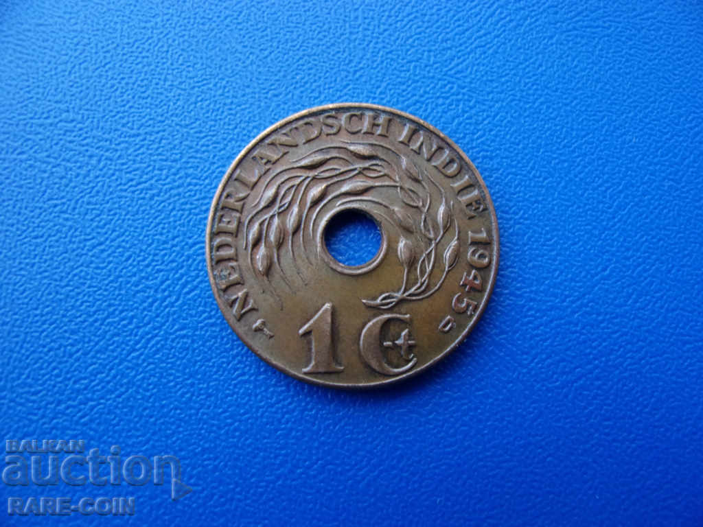 I (31) Olandeză India 1 Cent 1945