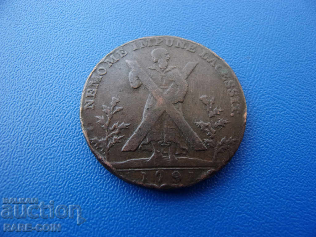 I (81) Εδιμβούργο Σκωτία ½ Penny 1791