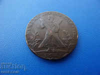 I (81) Edinburgh Scoția ½ Penny 1791