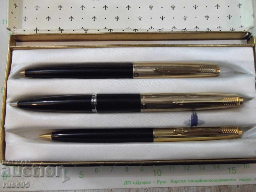 Auction Set "PARKER" - pen, pen and pencil Auction Set "PARKER" - pen, pen and pencil