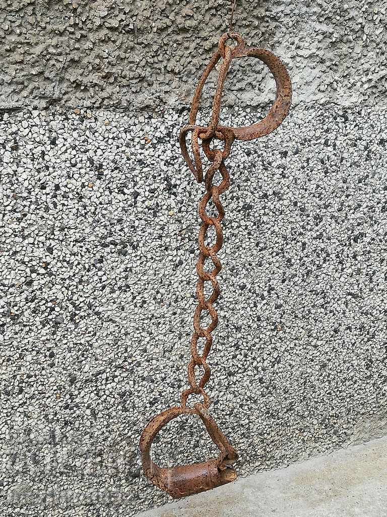 Auction Old hand forged beads, chains, pranks, chains Auction Old hand forged beads, chains, pranks, chains