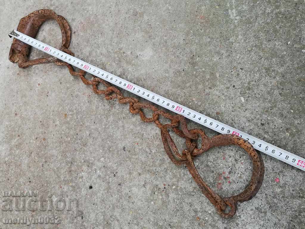 Old hand forged beads, chains, pranks, chains - 5 Old hand forged beads, chains, pranks, chains - 5