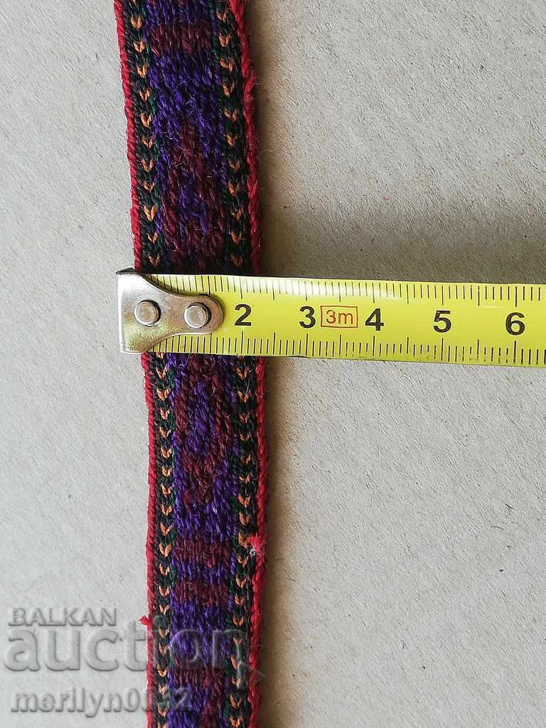 Delivery of Old hand-woven belt, early 20th century costume
