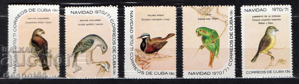 1970. Cuba. Birds.