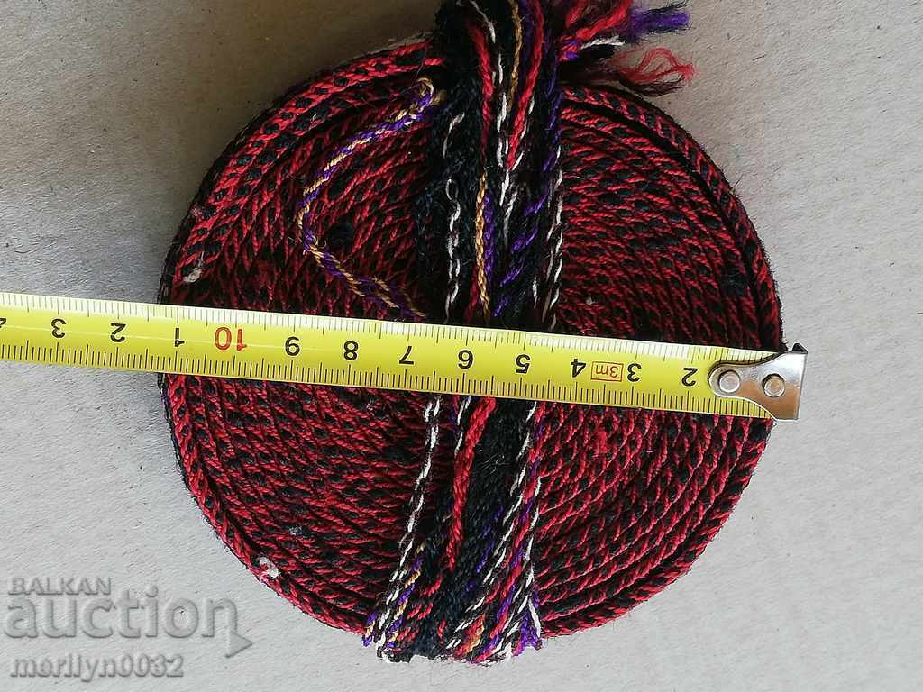 Auction Old hand-woven belt, early 20th century costume Auction Old hand-woven belt, early 20th century costume