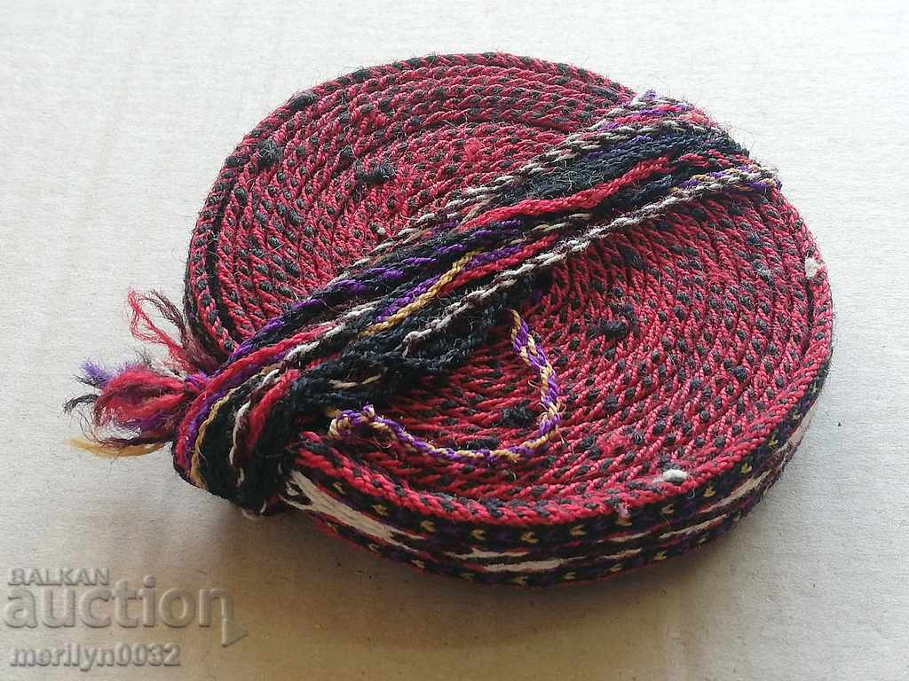 Old hand-woven belt, early 20th century costume - 6 Old hand-woven belt, early 20th century costume - 6