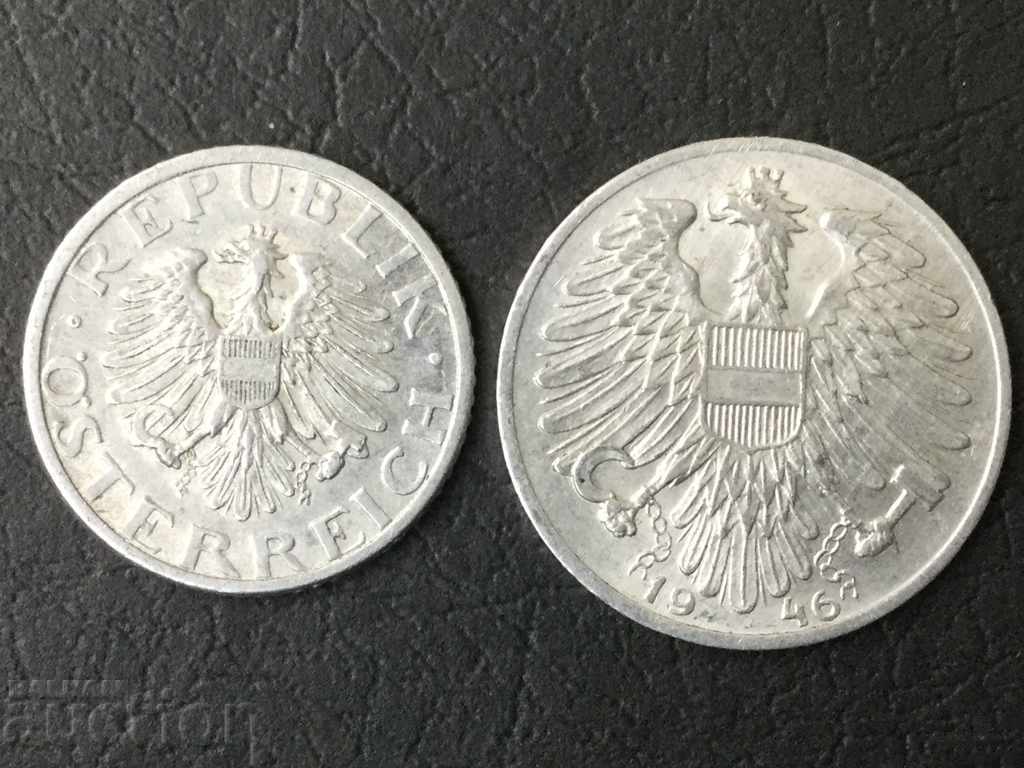 50 Gross και 1 Shilling Αυστρία 1946 Εξαιρετικά κέρματα αλουμινίου με τιμή 4.00 BGN | € 2.05 50 Gross και 1 Shilling Αυστρία 1946 Εξαιρετικά κέρματα αλουμινίου με τιμή 4.00 BGN | € 2.05