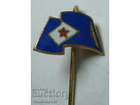 25691 Югославия знак Червен кръст емайл позлата