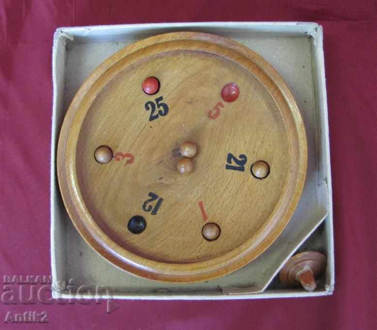 Auction The 20th Toy Wooden Wooden Roulette with Pump Auction The 20th Toy Wooden Wooden Roulette with Pump