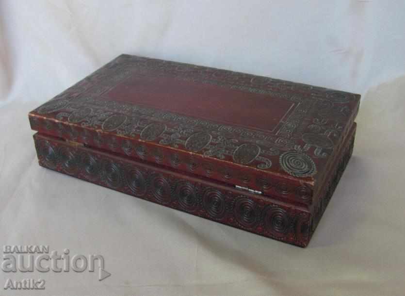 Old Wooden Box for Mahogany Jewelry - 6 Old Wooden Box for Mahogany Jewelry - 6