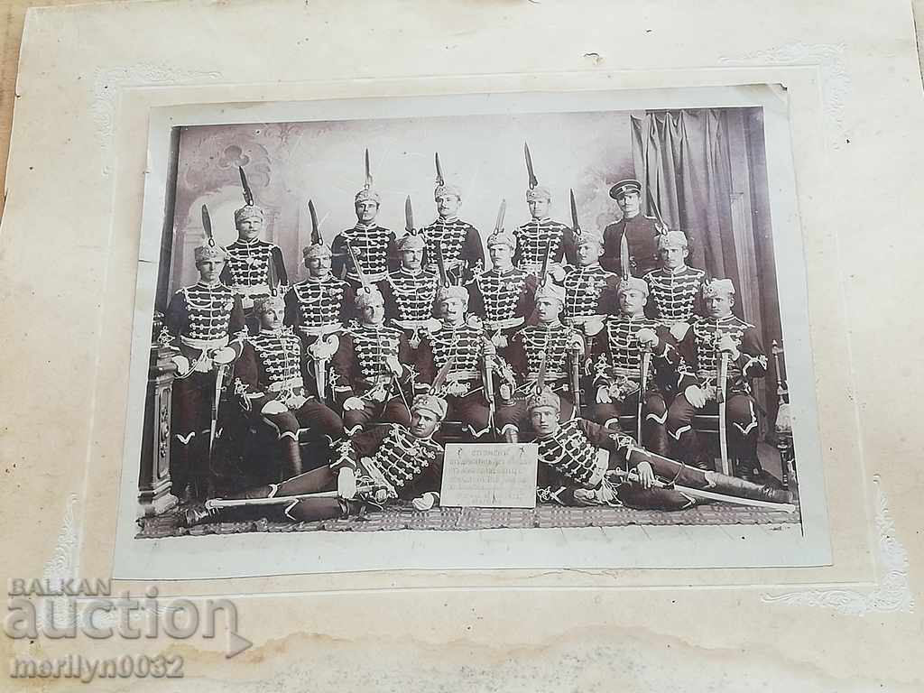 Auction Photo of the Life Guards Squadron 1903 Principality of Bulgaria Auction Photo of the Life Guards Squadron 1903 Principality of Bulgaria