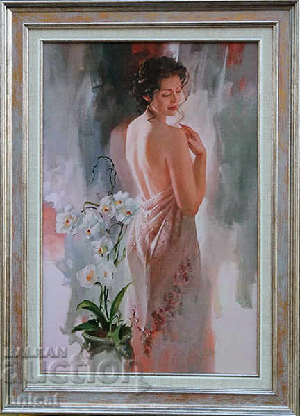 Πίνακας «Ορχιδέα τρυφερότητα».