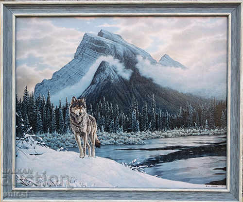 Вълк, картина за ловци