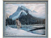 Вълк, картина за ловци