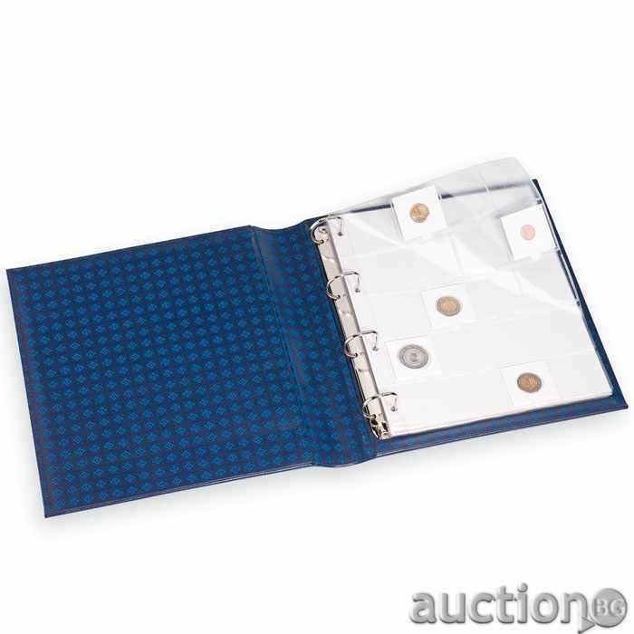 Leuchtturm sheets for 20 coins in 50x50 mm cardboard boxes