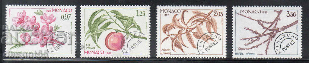 1982. Monaco. The four seasons of peach - reed.