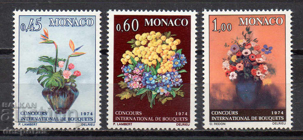 1973. Monaco. Spectacol de culoare, Monaco '74.