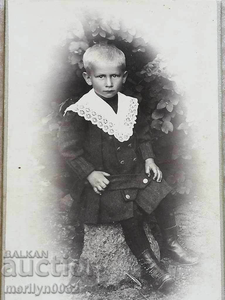 Снимка на картон българи снимани в Швеция нач 20-ти век