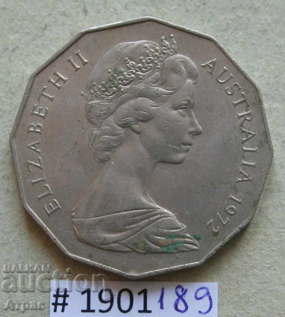 50 цента 1972 Австралия с цена € 0.77 | 1.51 лв.