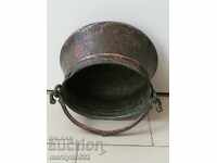 Old copper cauldron, cauldron, copper, copper