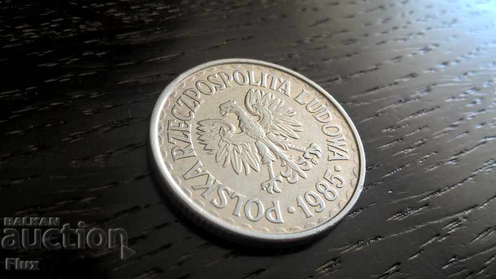 Μονέτα - Πολωνία - 1 ζλότι. | 1985 με τιμή 1.60 BGN | € 0.82 Μονέτα - Πολωνία - 1 ζλότι. | 1985 με τιμή 1.60 BGN | € 0.82