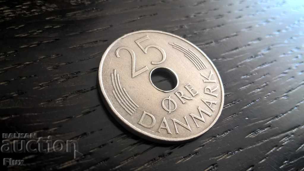 Mонета - Дания - 25 оре | 1976г.