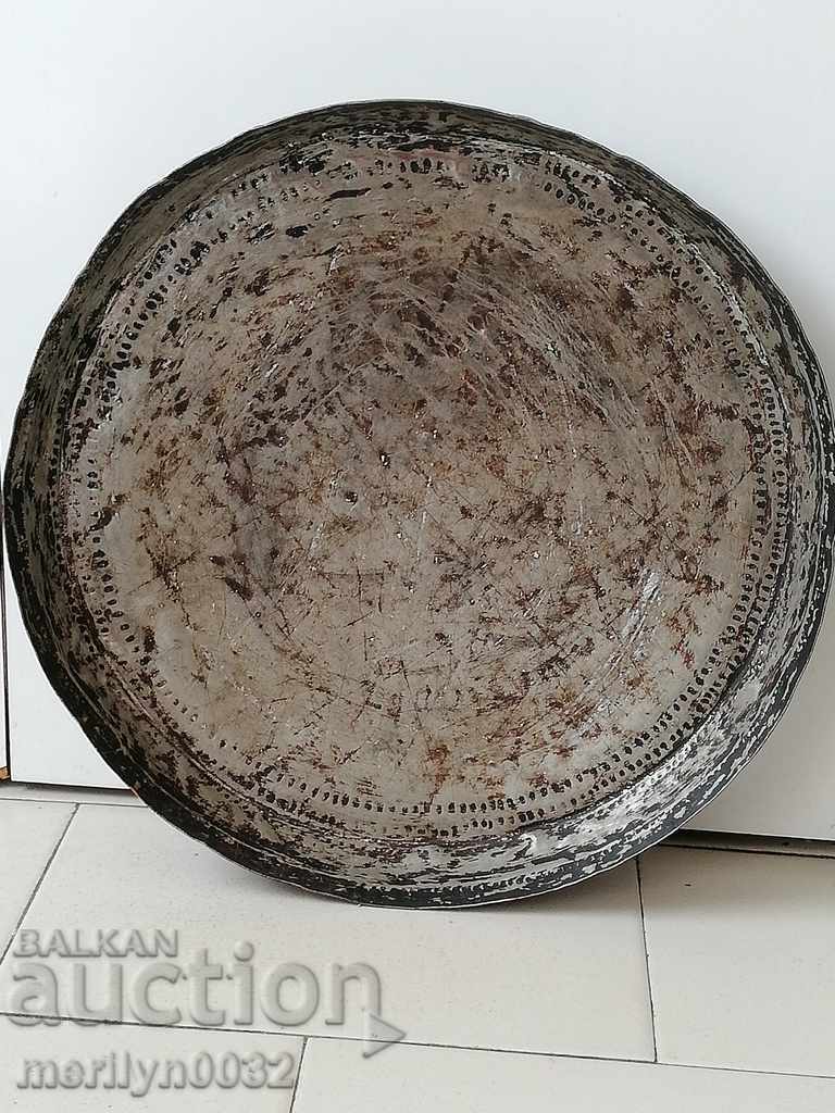 Banitsa tray, baker, tray, blue, copper pot - 5