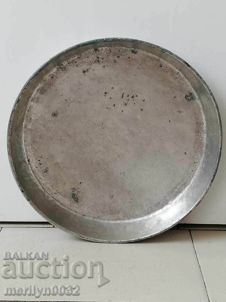 Banitsa tray, baker, tray, blue, copper pot - 6