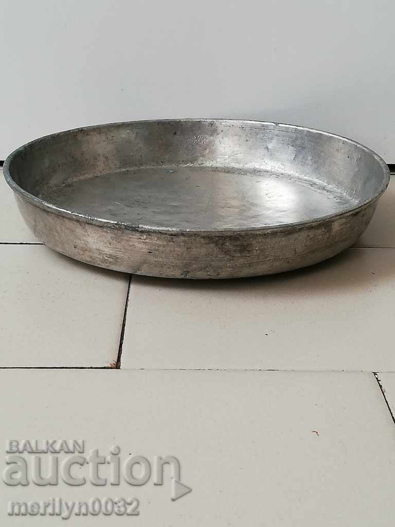 Banitsa tray, baker, tray, blue, copper pot - 7