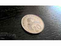 Mонета - Сингапур - 20 цента | 1986г.
