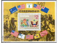 1975. Grenada. 200 years of the American Revolution. Block.