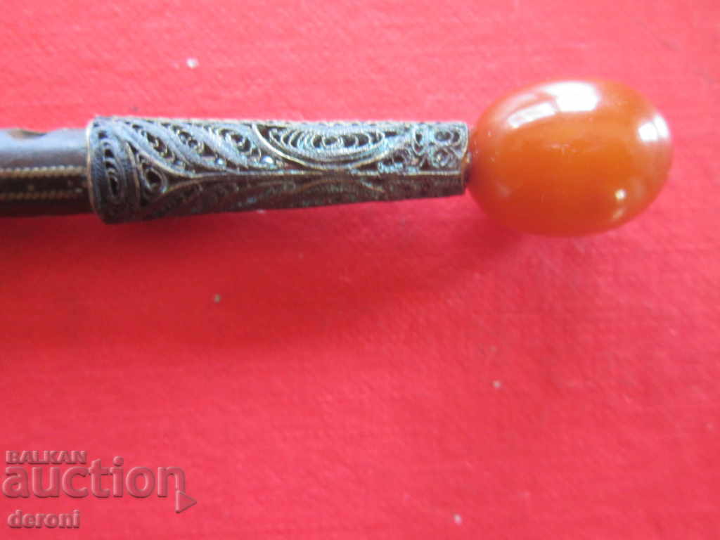 A great old cigarette with amber and filigree - 5 A great old cigarette with amber and filigree - 5