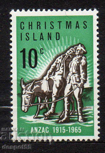 1965. Christmas Island. 50 years from the Dardanelles landing.