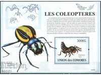 Bloc curat Fauna Insecte Gândaci 2009 din Comore