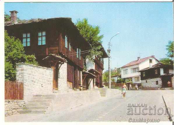 Hartă Bulgaria Dryanovo Arhitectură Antică 2 *