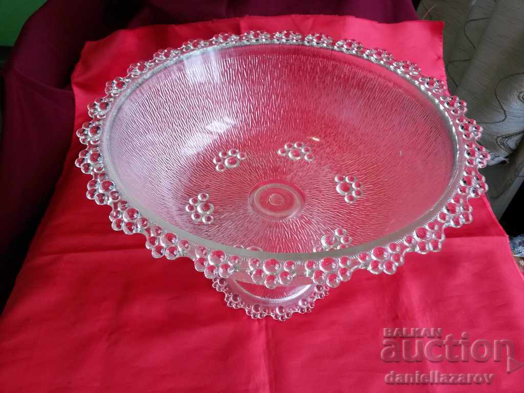 Τεράστιο σουηδικό κύπελλο, γυαλί Fritoria Crystal με τιμή € 28.00 | 54.76 BGN