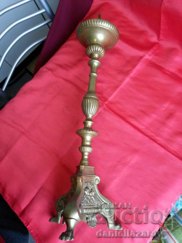 Παλιά μεγάλη εκκλησία BRONZE Κηροπήγιο - 6 Παλιά μεγάλη εκκλησία BRONZE Κηροπήγιο - 6