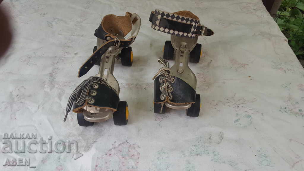 old roller skates