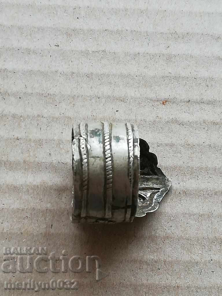 СЕБЪРНА гривна за кремъчен пищов пистолет части сребро - 7 СЕБЪРНА гривна за кремъчен пищов пистолет части сребро - 7