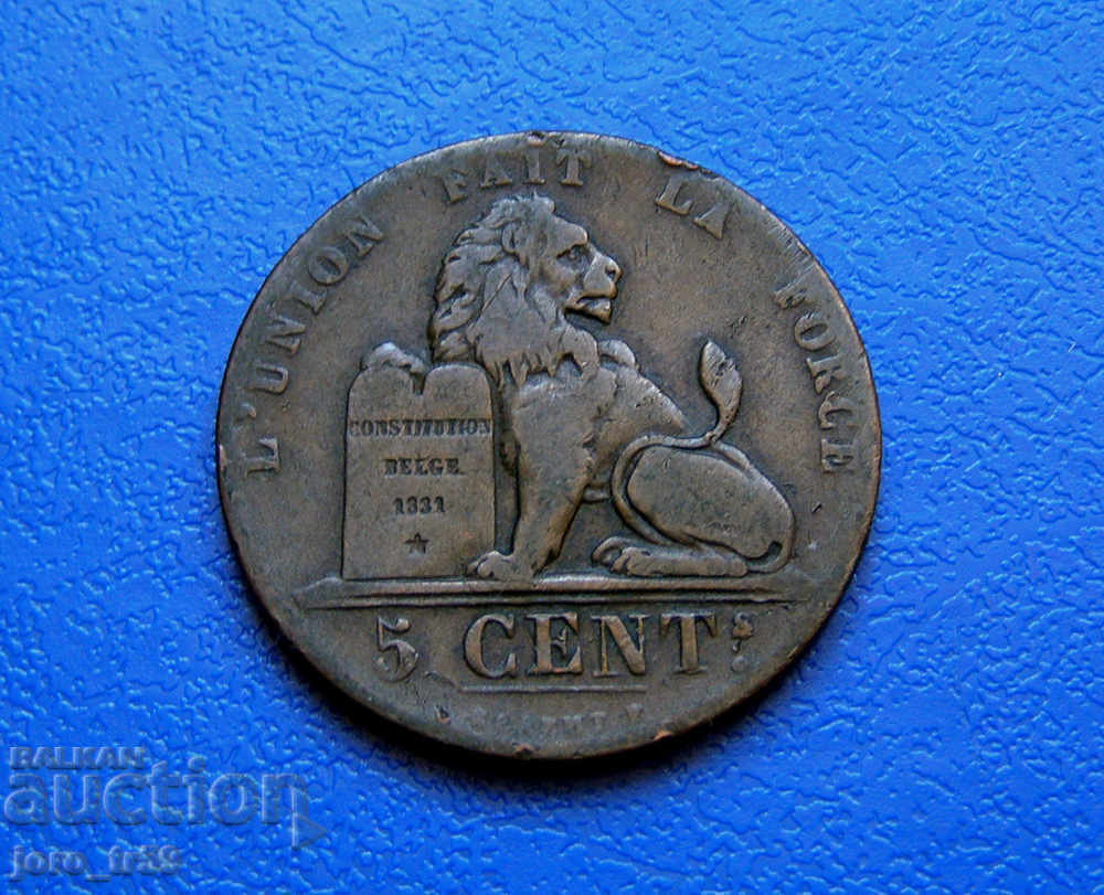 Belgium 5 centimes /5 Centimes/ 1851 Belgium 5 centimes /5 Centimes/ 1851