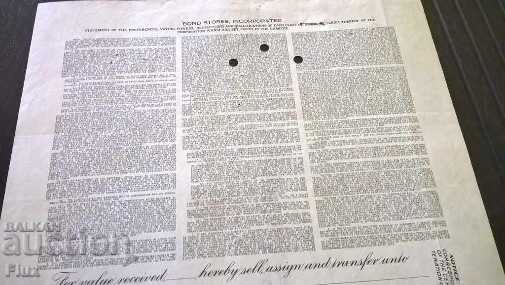 Certificat de partajare Magazine de obligațiuni, încorporate | 1950 - 5