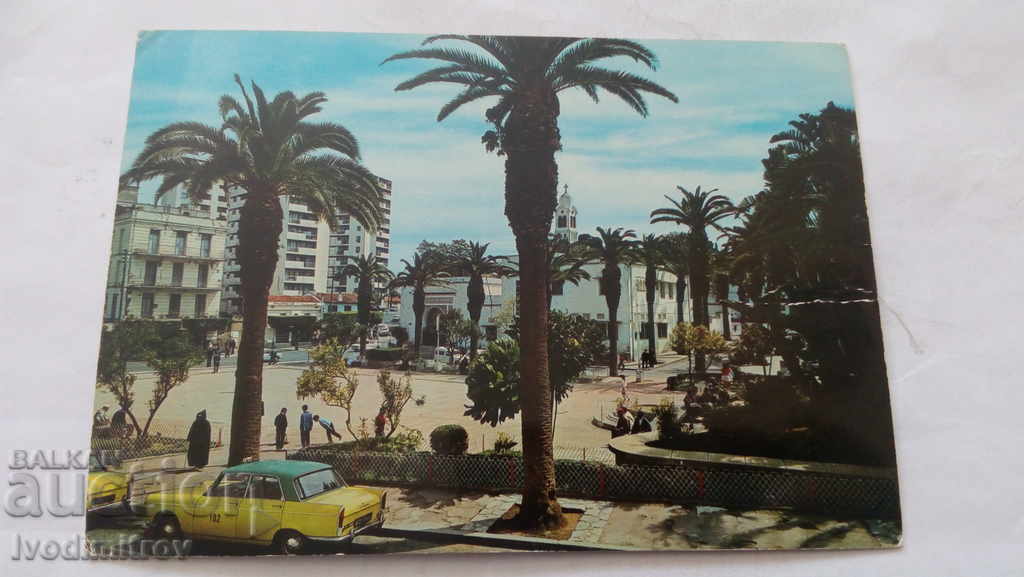 Пощенска картичка Algiers El Biar-Kennedy Square