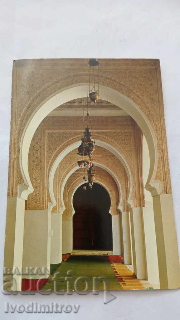 Carte poștală Moscheea Tlemcen din Sidi Boumedien 1974