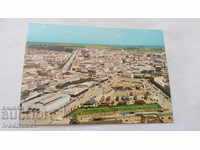 Ταχυδρομική κάρτα Settat Αεροφωτογραφία Πλατεία Μοχάμεντ V 1984