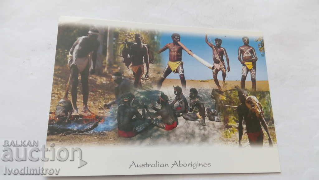 Postcard Australian Aborigines