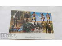 Пощенска картичка Australian Aborigines