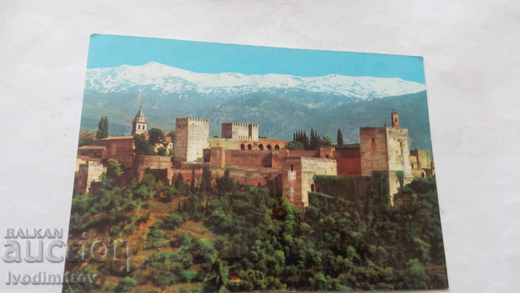 Postcard Granada - Alhambra