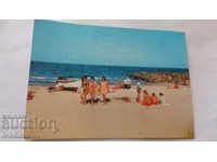 Пощенска картичка Поморие На плажа