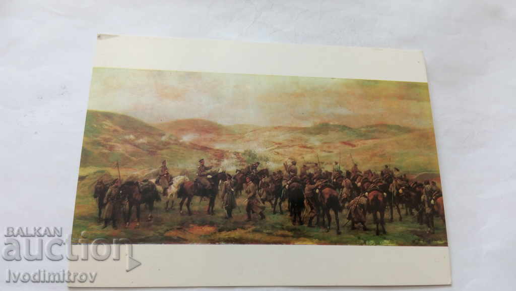 П К П. О. Ковалевски Руската кавалерия пред атака