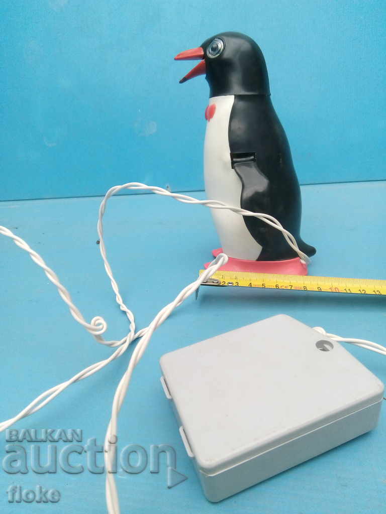 An old mechanical toy penguin with price 25.00 BGN | € 12.78 An old mechanical toy penguin with price 25.00 BGN | € 12.78